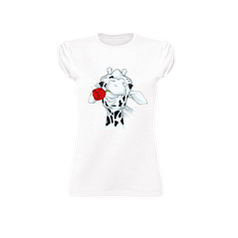 T-Shirt donna Giraffa Tulipano